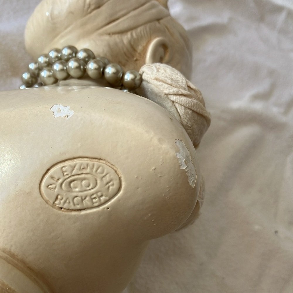 abco alexander backer co chalkware bust - Picture 13 of 15